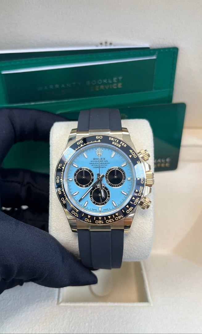 ROLEX DAYTONA OYSTERFLEX YELLOW GOLD TIFFANY DIAL 2025