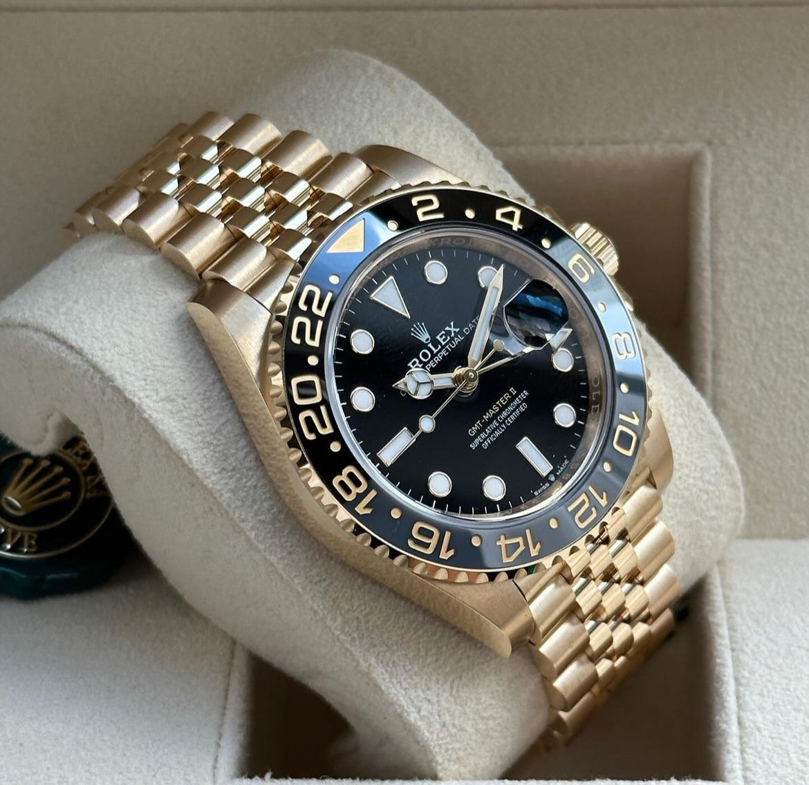 ROLEX GMT MASTER II JUBILEE BLACK & GOLD 2023