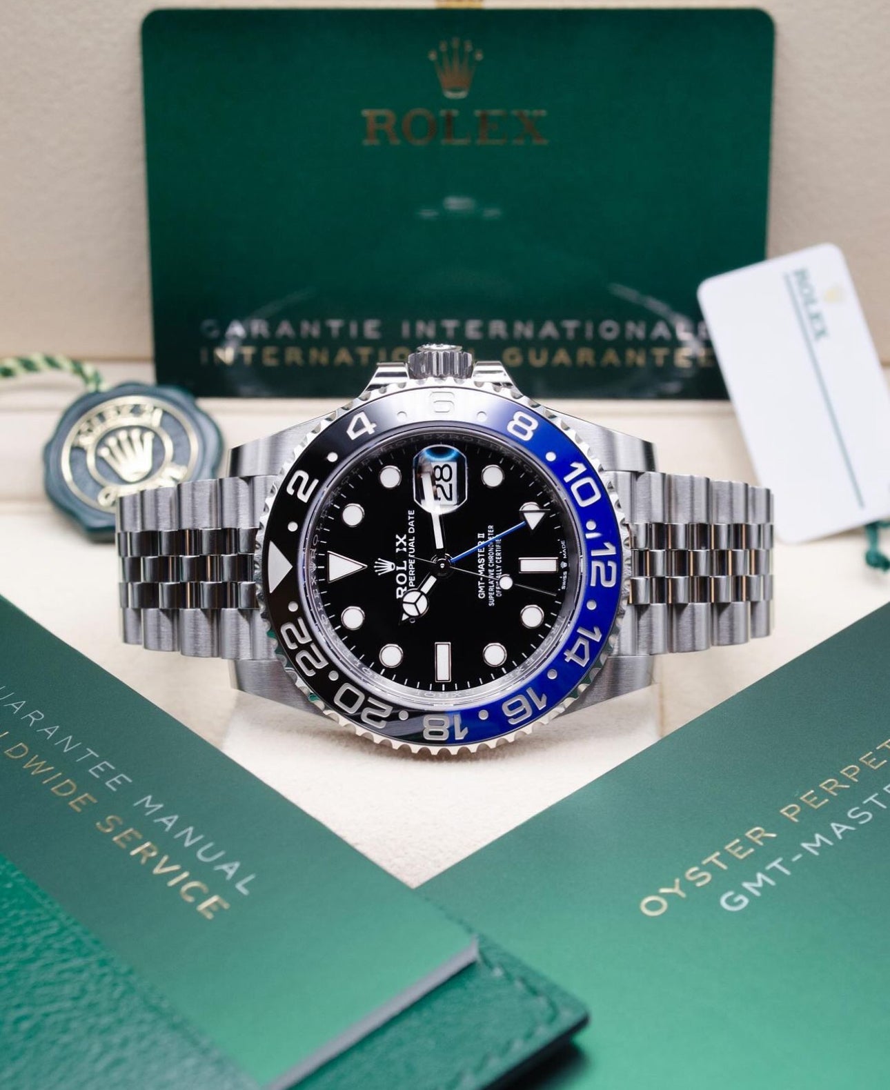 ROLEX GMT MASTER II BATMAN JUBILÈE