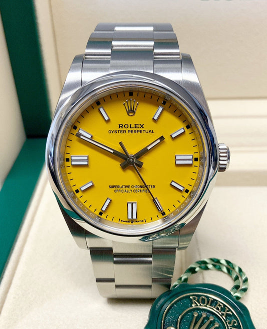 ROLEX OYSTER PERPETUAL YELLOW