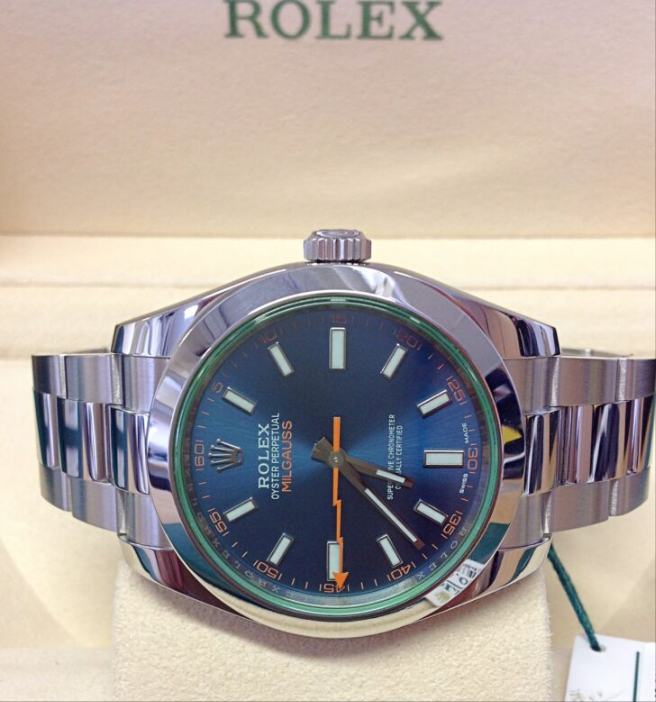 ROLEX MILGAUSS BLUE DIAL