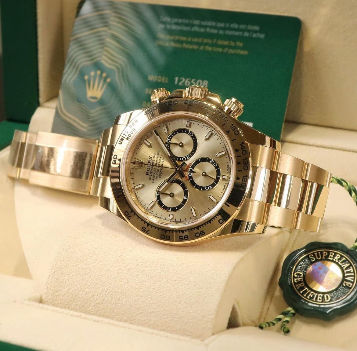 ROLEX DAYTONA "24K" FULL GOLD LINE