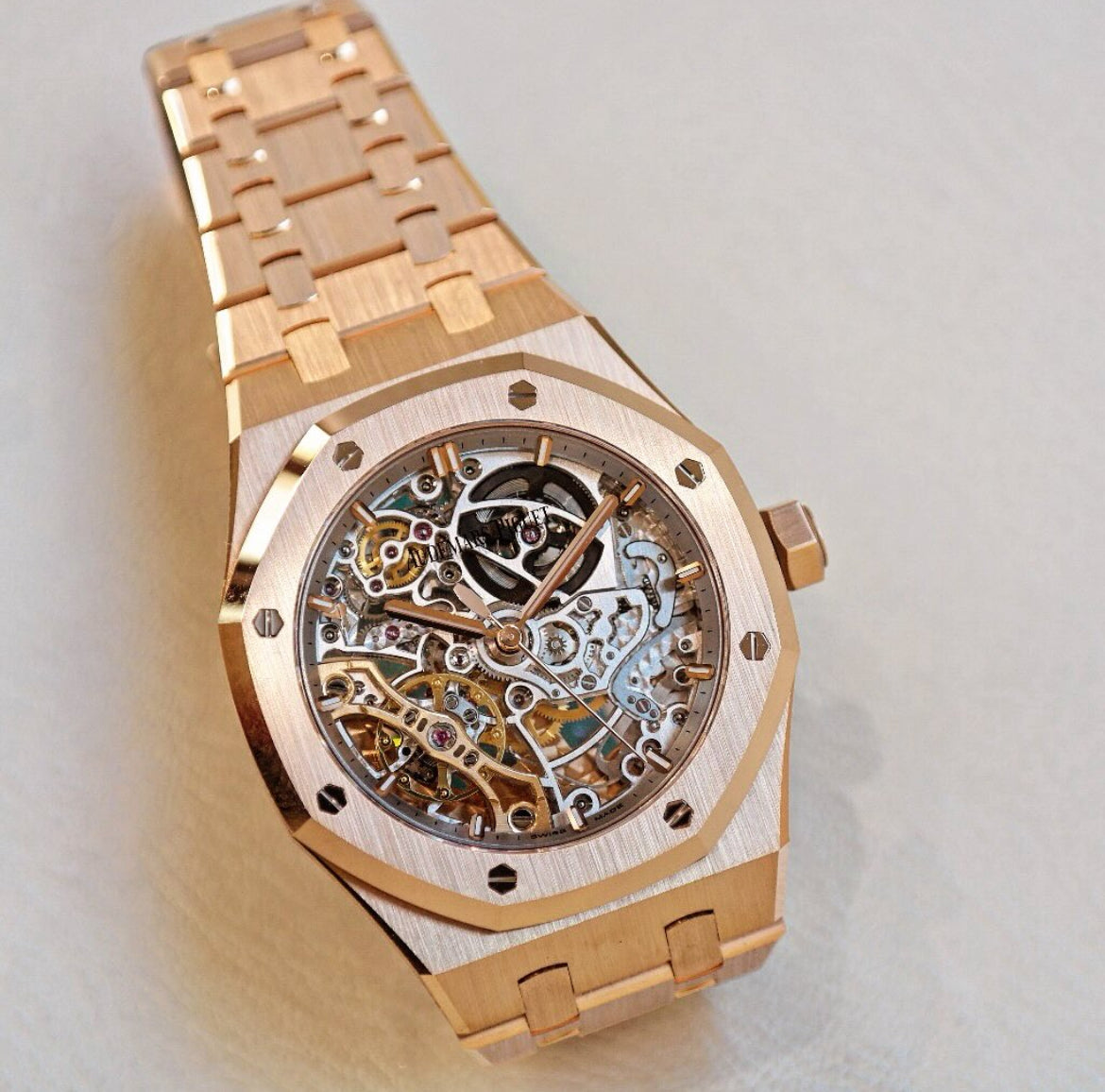 AUDERMARS PIGUET "SKELETON" FULL GOLD