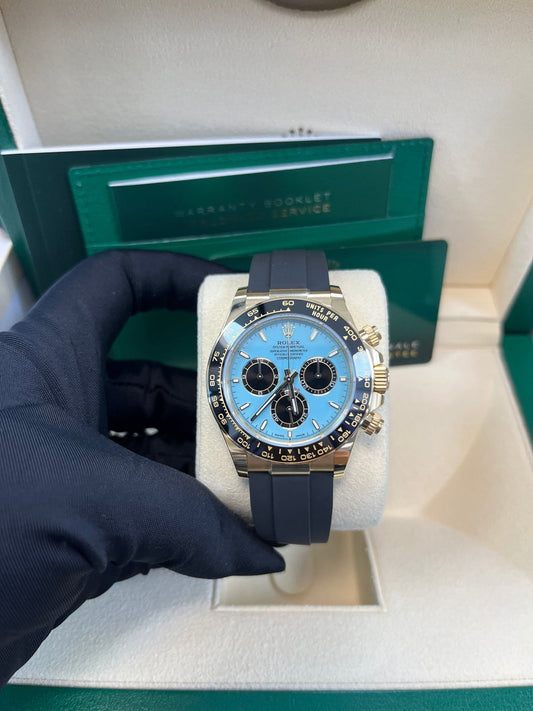 ROLEX DAYTONA OYSTERFLEX YELLOW GOLD TIFFANY DIAL 2025