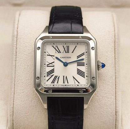 CARTIER SANTOS DUMONT BLACK IN PELLE