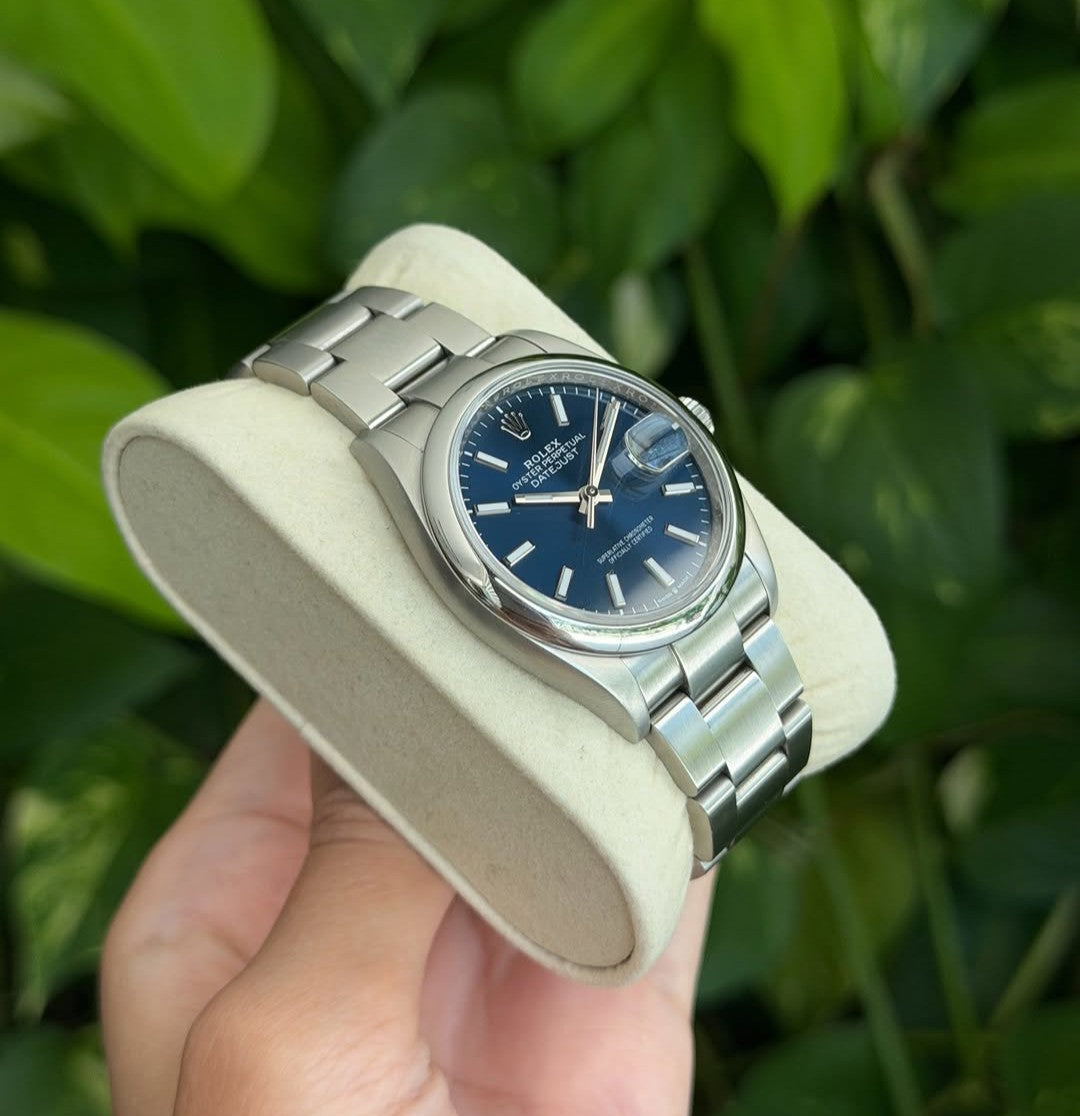 ROLEX OYSTER PERPETUAL BLUE DIAL