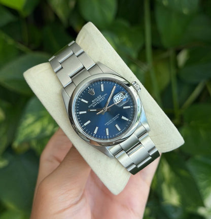 ROLEX OYSTER PERPETUAL BLUE DIAL